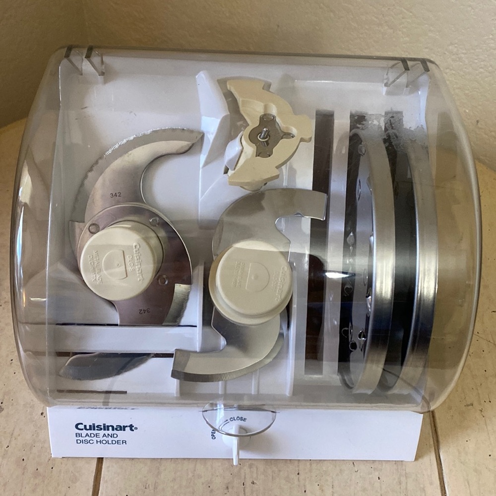 Cuisinart Blade & Disc Holder Set Case for food processor 5pc